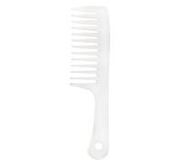 Barber Comb Big Width Teeth Combing Hair Comb Female Hand Handle Grip Curling Brush
