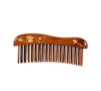 Barber Comb Chinese Retro Toothed Comb Solid Wood Curly Hair Comb Household Long Hair Comb Portable Pocket Comb Travel Hair Comb