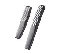 Barber Combs 2pcs Fine Plastic Comb Set For Women And Men Pocket Size Special For Real Hair Wigs