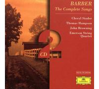 BARBER: COMPLETE SONGS [GERMANY] NEW CD
