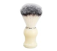 Barber Duster Brush Professional Curved Handle Neck Hair Beard Cleaning Brush For Barbershop Salon Plastic Nylon White Portable