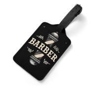 Barber Life Luggage Tags Name Card for Suitcases Travel Bag