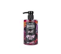 BARBER MARMARA Men's Shaving Gel No. 77 - Men's Shaving Gel Transparent 500 ml - Shaving Gel Men - for a Precise Shave of Beard Contours - Optimal Glide - Cools The Skin - with Pump Dispenser
