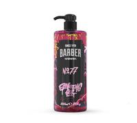 BARBER MARMARA Men's Shaving Gel No. 77 - Men's Shaving Gel Transparent 1000 ml - Shaving Gel Men - Precise Shaving of Beard Contours - Does Not Foam - Cools The Skin - with Pump Dispenser