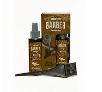 BARBER MARMARA Temporary Hair Colour Brown 125 ml/Moustache Beard and Hair Colour/Eliminates Grey for a Thicker and Fuller Appearance/Free from Ammonia and Peroxide/Ready Mixture
