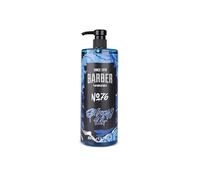 Barber Marmara Transparent Shaving Gel No.76 for Men 1000 ml - Clear Non-Foaming Shave Gel, Precision Beard Contour Definition, Cooling Effect, Smooth Glide, Large Barber Size Pump Dispenser