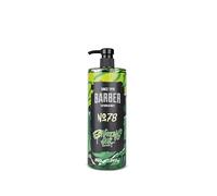 Barber Marmara Transparent Shaving Gel No.78 for Men 1000 ml - Clear Non-Foaming Shave Gel, Precision Beard Contour Definition, Cooling Effect, Smooth Razor Glide, Barber Size Pump Bottle