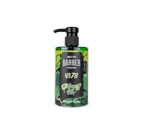 Barber Marmara Transparent Shaving Gel No.78 for Men 500 ml - Clear Non-Foaming Gel for Precise Shave, Beard Contour Definition, Cooling Effect, Pump Bottle