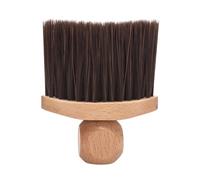 Barber Neck Brush,Haircut Cleaning Accessories With Soft Bristles - Comfortable Grooming Hair Duster Brush With Wooden Handle | For Beauty Salon Home Apartment Hairdressers Men Husband Grandpa Dad