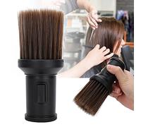 Barber Neck Duster, Barber Brush Multifunctional Soft and Light Material for Neck Dusting, Beard Shaving for Barber Shops (Black)