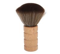 Barber Neck Duster Brush, Salon Hair Sweeping Brush with Soft Nylon and Wooden Handle for Face and Neck Cleansing After Haircut