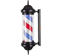 Barber Pole Light Outdoor Wall Lamp Mount Shop Open Sign Hair Salon Rotating Led Strips 28'' Ip54 Save Energy Lights