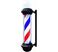 Barber Pole Light - Waterproof Rotating LED Sign for Hair Salon, Eye-Catching Design to Attract Customers, Perfect for Barbershops and Hair Salons