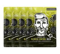 BARBER PRO BLEMISH CONTROL Face Sheet Mask 100% Biodegradable Pack of 4
