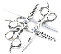 Barber Professional 6/7/7.5/8/9-inch high-end JP440c Barber Scissors Set Hair Scissors Set (6-inch-3pc-B)