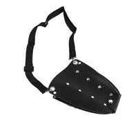 Barber Scissor Holder CASE Rivet Clips Bag for Hairdresser Styling, Black PU Leather Compact Holster Pouch
