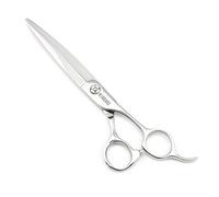 Barber Scissors 7" Professional Sliding Hair Scissors Willow Shape Sliding Hair Shears Professional Sliding Haircut Shears Razor Edge 440c Barber Shears KINSARO