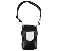 Barber Shear Holder Tool Bag with Waist Strap for Scissors | PU and Polyester Build, Multiple Compartments, Protective Interior, Black Finish for On-the-go Salon Work