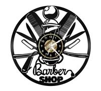 Barber Shop Hairdresser Vinyl Record Wall Clock Hair Salon Modern Art Gift 002
