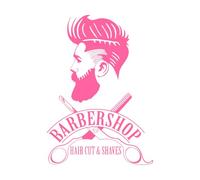Barber Shop Logo Wall Decal Traditional Barbers Decals Sticker Window Barber Shop Art Sign Removable Art Mural Home Decor Extra Large - 70x101cm