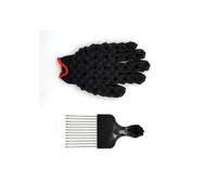 Barber Shop Men Hair Braider Twist Sponge Gloves African Hair Styling Fork | Comb Hair Curls Foam For Salon Hairdressing Tools(D-2pcs)
