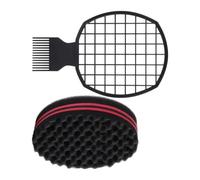 Barber Shop Men Hair Braider Twist Sponge Gloves African Hair Styling Fork | Comb Hair Curls Foam For Salon Hairdressing Tools(E-2pcs)