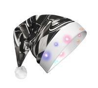 Barber Shop Unisex Adult LED Monochrome Style Christmas Hat for New Year Holiday Party