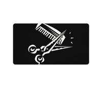 Barber Stuff Non-Slip Mouse Pads Funny Desk Mat Rubber Laptop Writing Mat for Gamer Office Home 40X75cm