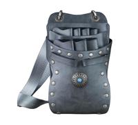 Barber Tool Belt - Hair Stylist Waist Holster Organizer, Multi-Compartment Belt Bag for Scissors, Combs, Hair Clips | Convenient and Adjustable Hairdresser Belt for Salon, Home, or On-the-Go Styling N