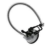 Barber Tool Rack，Adjustable Hair Dryer Holder Stand Cup Hands Storage Rack for Bathroom Portable and Easy to Install Silver