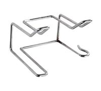 Barber Tool Rack，Hairdressing Scissors Holder，Hair Dryer Storage Rack Wall-Mounted Hanger Bathroom Organizer Brush Blow Holder Silver