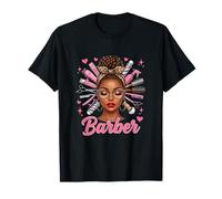 Barber Tools Afro Women Bow Tie Proud Black Juneteenth T-Shirt