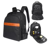 Barber Travel Bag,Large Capacity Portable Organizer | Barber Carrying Bag Clipper Backpack,for Supplies Cosmetology Curling Iron Straighteners Men Women Hairdresser Artists