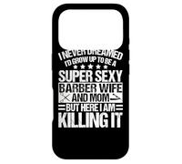 Barber Wife And Mom Apparel - Funny Awesome Moms Design Case for iPhone 17 Pro