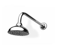 Barber Wilsons 12" Shower Rose With 17 1/2" Shower Arm & Back Inlet - PS16 Finish: Polished Brass, Shower Rose: 12 Inch Diameter