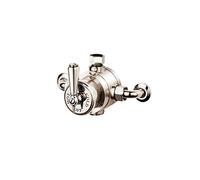 Barber Wilsons Exposed Thermostatic Shower Mixer - PS53 Finish: Polished Brass, Tap Head Style: China Lever Ceramic Disc (1/4 turn)