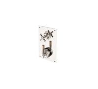 Barber Wilsons Mastercraft Styled Concealed Thermostatic Shower Valve With Lever Handle, 3 Way Diverter And Mastercraft Cross Handle Finish: Polished