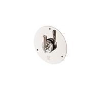 Barber Wilsons Recessed Thermostatic Shower Mixer - PS53C Finish: Satin Nickel, Tap Head Style: China Lever Ceramic Disc (1/4 turn)