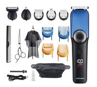 BarberBoss Beard Trimmer - Men's Grooming Set: Cordless Hair Clippers, Nose & Ear Trimmer, Waterproof