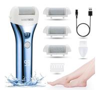 BarberBoss Electric Foot File Hard Skin Remover - Callus Remover, Foot Files for Hard Skin, Feet Hard Skin Remover Electric, Professional Pedicure Set for Feet (Blue)