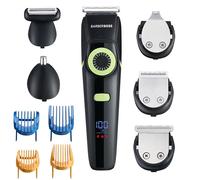 BarberBoss Men’s Hair Clippers & Beard Trimmer, Waterproof Grooming Kit, Ear & Nose Trimmer, Precision Dial, Beard Groomer for Men, Cordless Hair Clippers