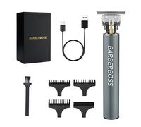 Barberboss Professional Hair Clipper Men, Beard Trimmer for Men - Precision Haircut Clippers, Hair Trimmer for Beard, Hair, Face, and Detail Trimming, Men's Grooming Kit