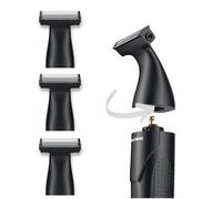 BarberBoss QR-230X Replacement Trimmer Heads, Compatible with QR-230X BarberBoss Series (QR-2301 / QR-2302 / QR-2303), Hair & Beard Shaver Attachments (Pack of 3) (Black)