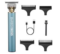 BarberBoss T-Blade Trimmer Men, Beard Clipper, Precision Hair Clippers for Haircuts, Edging & Detailing, Professional Men’s Grooming Kit