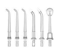 BarberBoss Water Flosser Replacement Tips, Compatible with BarberBoss QR-710X & QR-711X WaterFlossers Series, Nozzles for Oral Irrigator (Pack of 6)