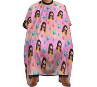 Barbers Cape Abstract Pop Black Girl Art African American Women Salon Capes Apron Waterproof Cutting Gowns Hair Styling Barber Gown For Adults Shampoo Hairdressers 140X168Cm
