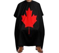 Barbers Cape Canada Flag Salon Capes Apron Barber Accessories Cape For Hair Cutting Professional Barber Gown For Hairdressers Coloring Styling Adults 140X168Cm