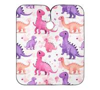 Barbers Cape Cute Dino Dinosaur Barber Gown Salon Cape For Hair Cutting Barber Accessories Salon Capes Apron For Hairdressers Adults Shampoo 140X168Cm