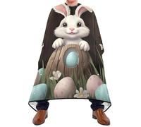 Barbers Cape Happy Easter Cutting Gowns Waterproof Salon Capes Apron Barber Accessories Barber Gown For Hairdressers Barbershop Shampoo 140X168Cm