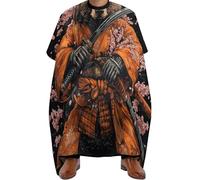 Barbers Cape Samurai Bear Cape For Hair Cutting Barber Accessories Salon Capes Apron Unisex Hairdressers Gown For Adults Shampoo Barbershop 140X168Cm